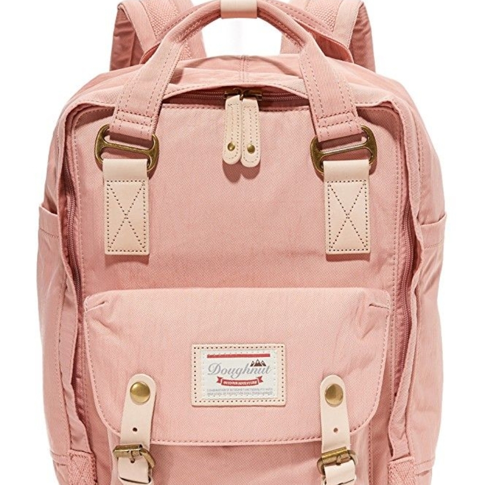 Doughnut Pink Hiking Backpack –‎ Water-Resistant, Laptop Pocket, 16L